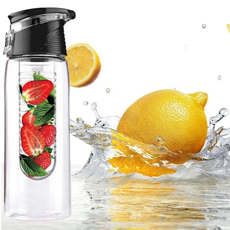 bouteille infuseur de fruits sans paille