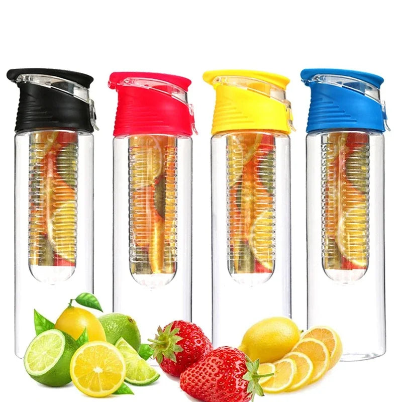 bouteille infuseur de fruits sans paille
