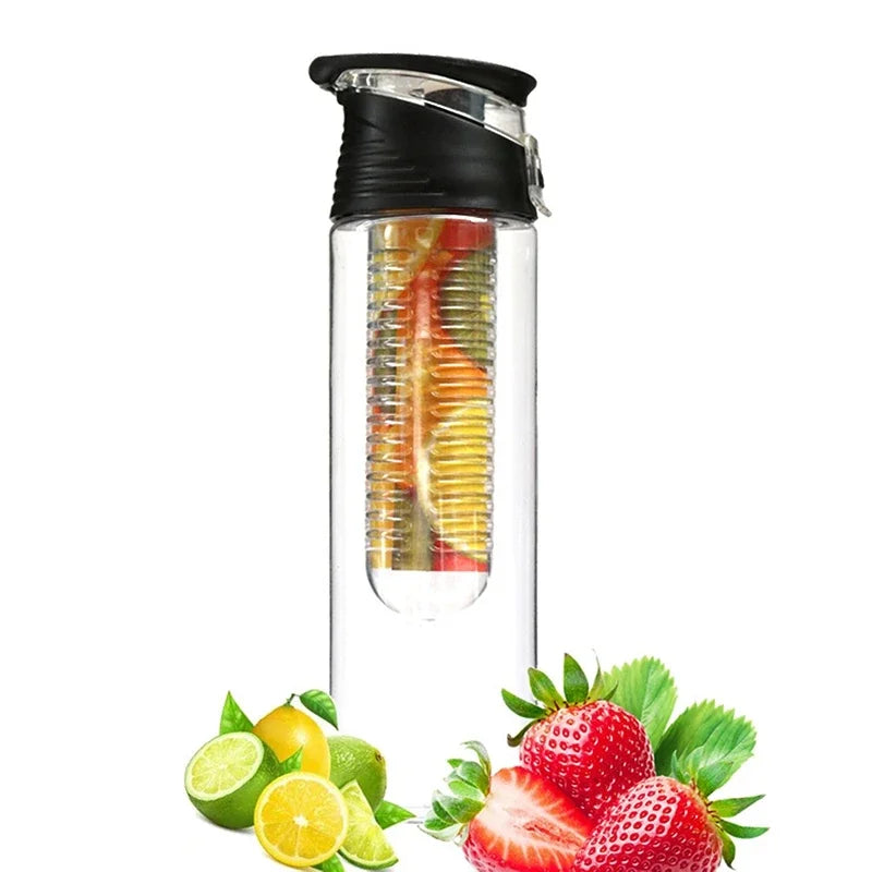bouteille infuseur de fruits sans paille