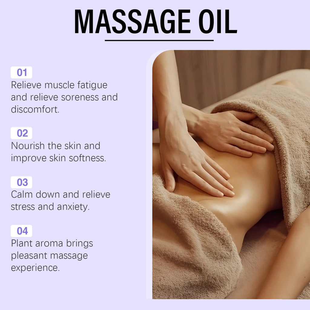 Huile de Massage Relaxante à la Lavande – OceAura