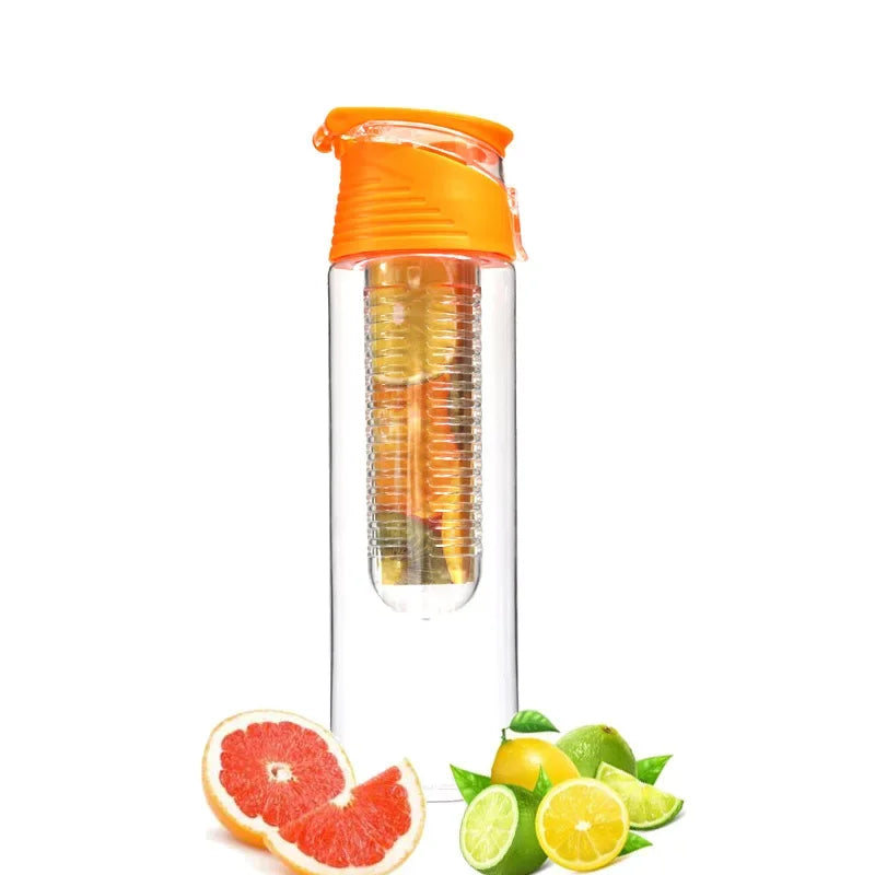 bouteille infuseur de fruits sans paille
