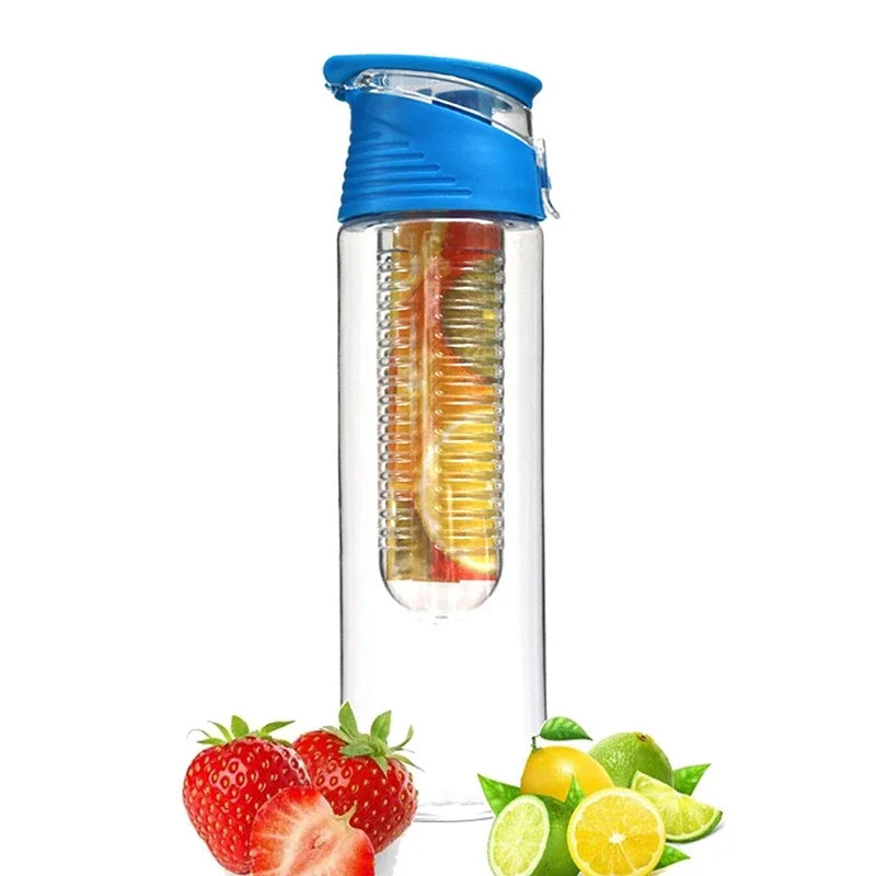 bouteille infuseur de fruits sans paille