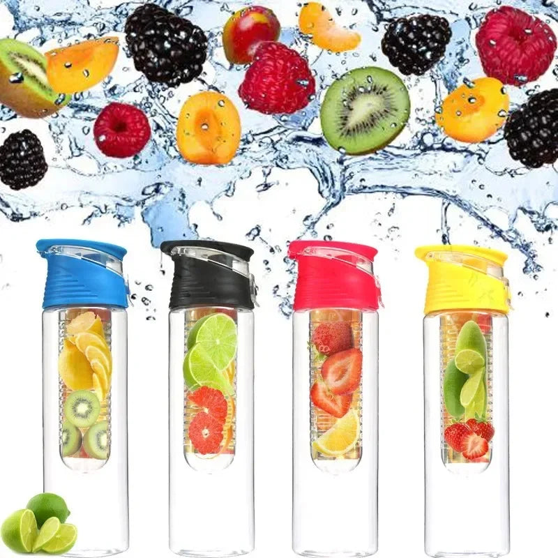 bouteille infuseur de fruits sans paille