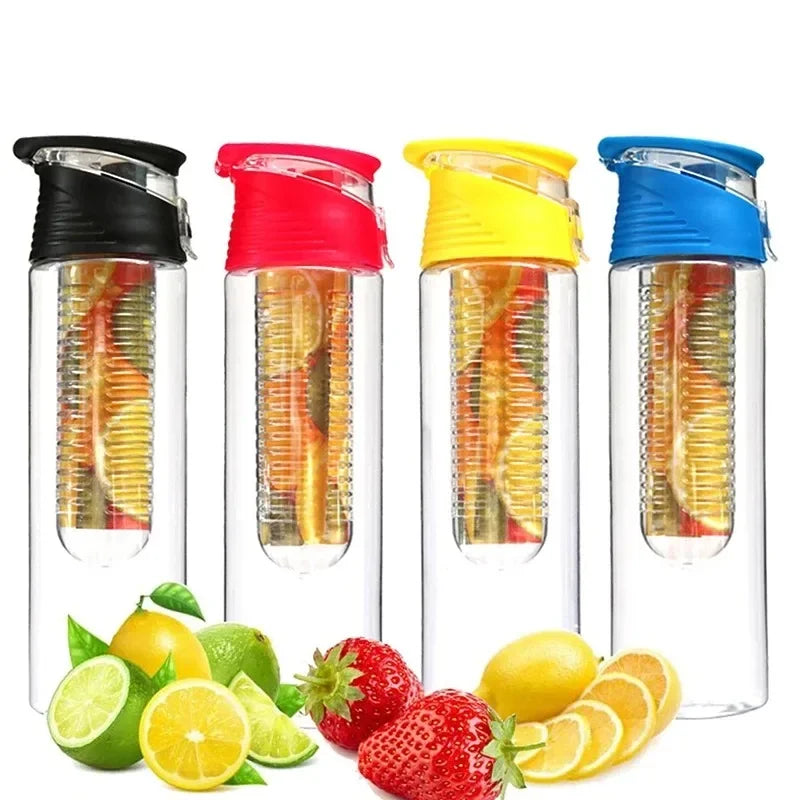 bouteille infuseur de fruits sans paille