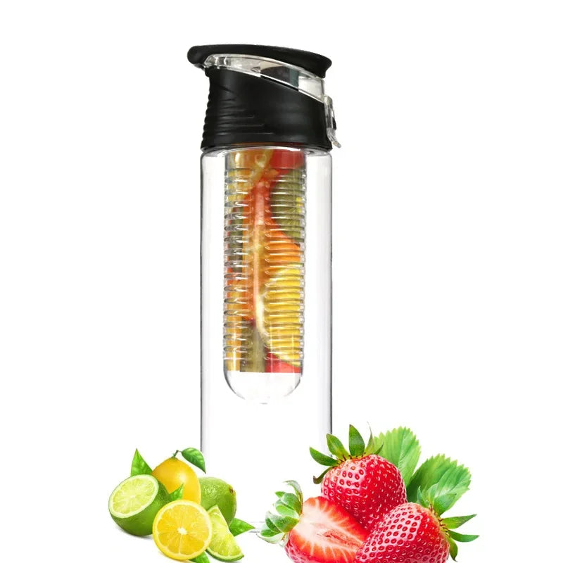 bouteille infuseur de fruits sans paille