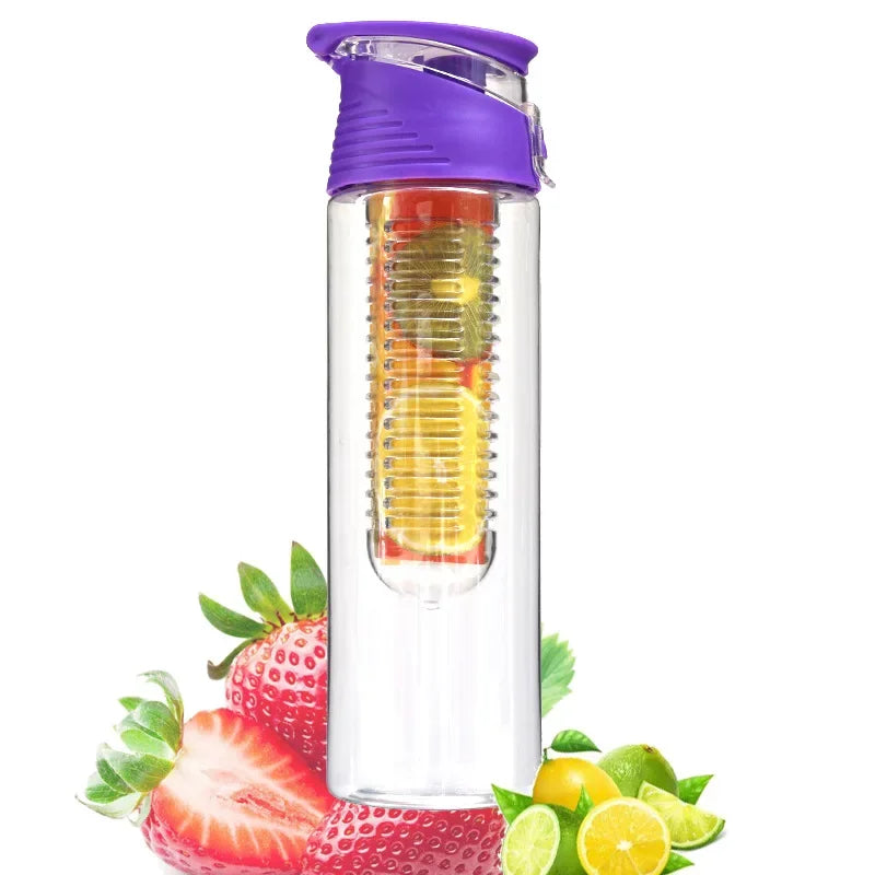 bouteille infuseur de fruits sans paille