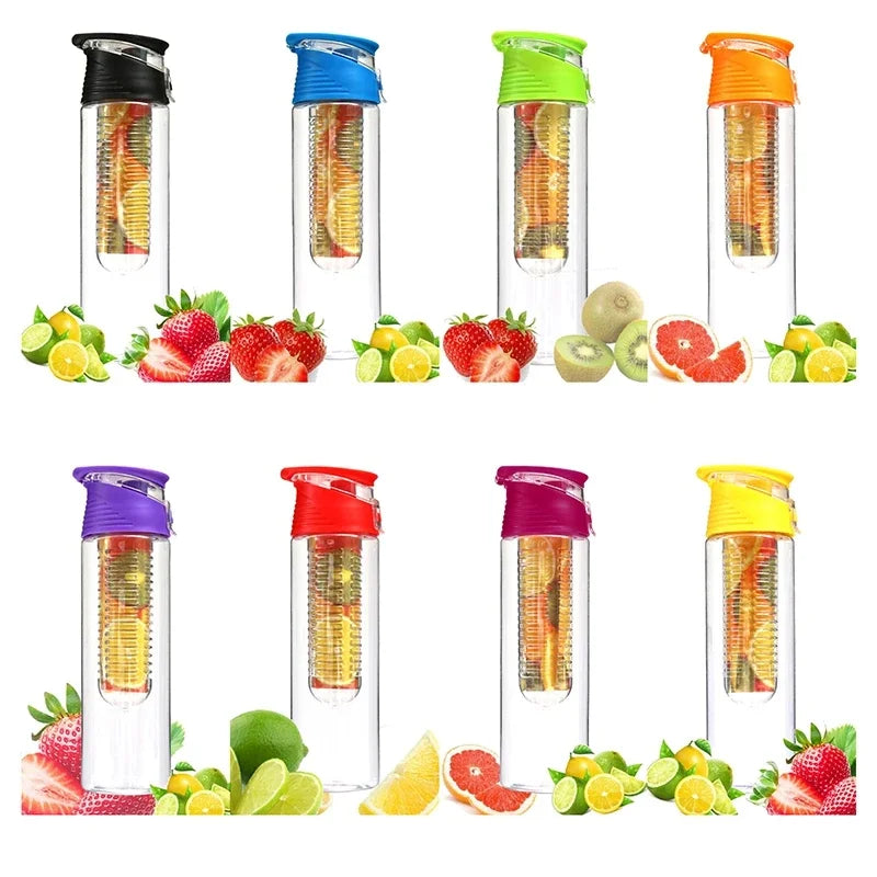 bouteille infuseur de fruits sans paille