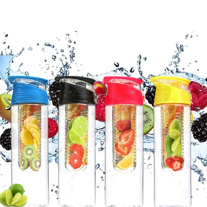 bouteille infuseur de fruits sans paille