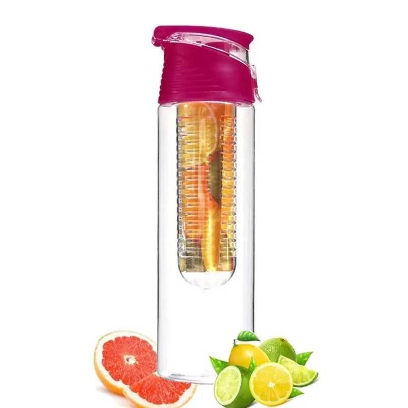 bouteille infuseur de fruits sans paille