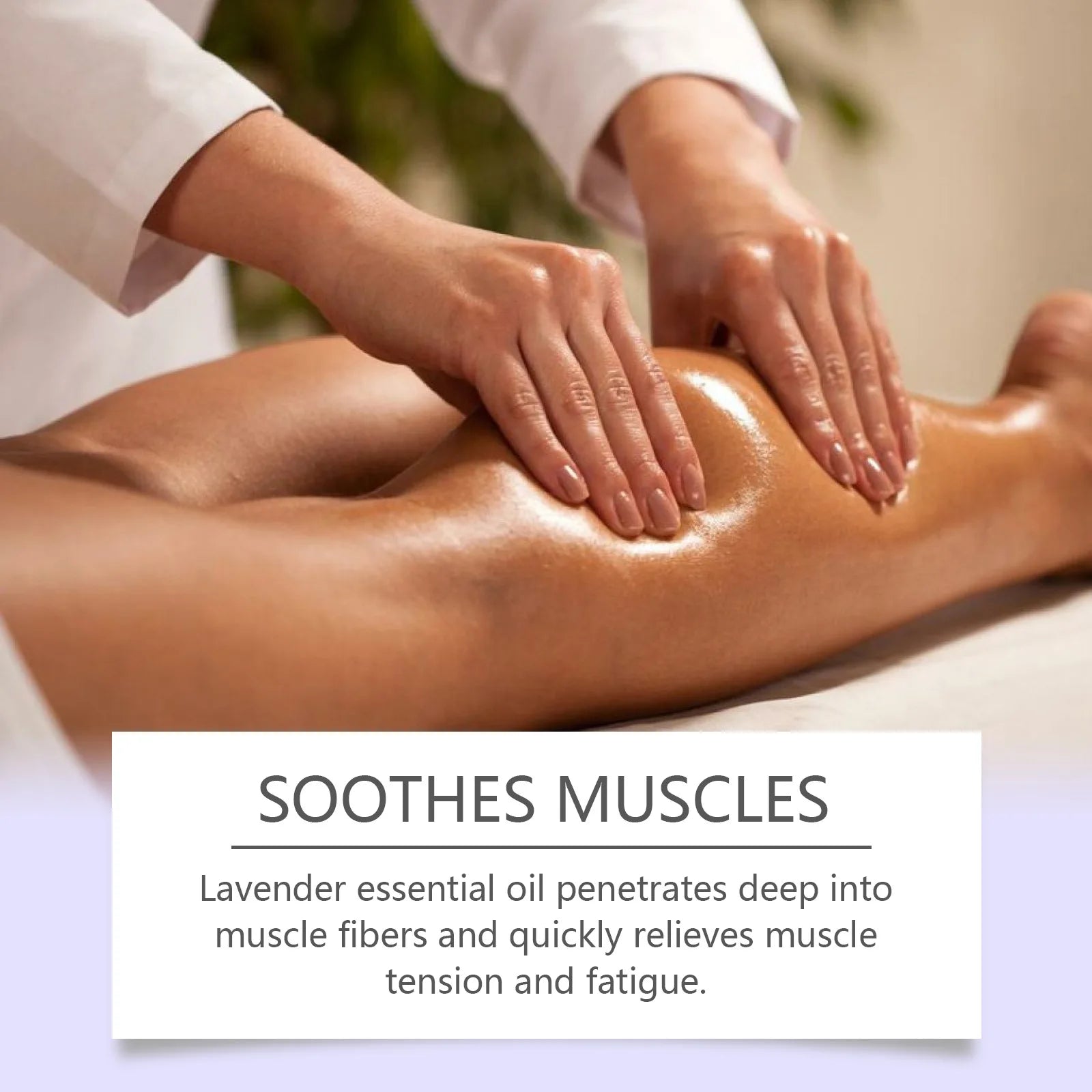 Huile de Massage Relaxante à la Lavande – OceAura