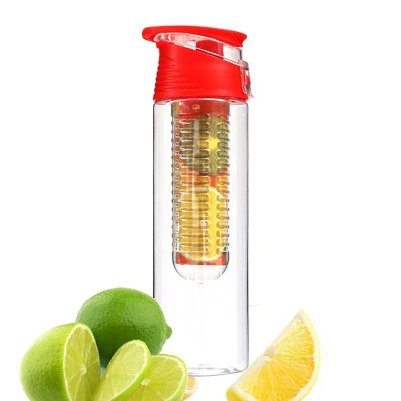 bouteille infuseur de fruits sans paille