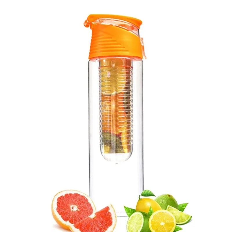bouteille infuseur de fruits sans paille